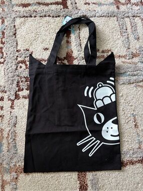 AUTHENTIC❗️Jellycat official merchandise black tote bag- NWT VHTF- FAST SHIP!